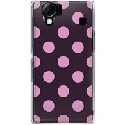 102SH-YCM2P0015-78 [SoftBank 102SH AQUOS PHONE用 カバー ベビードット アフタヌーンピンク]