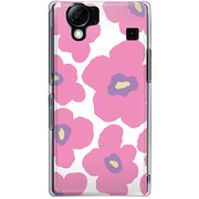 102SH-YCM2P0022-78 [SoftBank 102SH AQUOS PHONE用 カバー ルーズフラワーコレクションピンク]