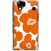102SH-YCM2P0023-78 [SoftBank 102SH AQUOS PHONE用 カバー ルーズフラワーコレクションオレンジ]