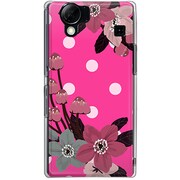 102SH-YCM2P0030-78 [SoftBank 102SH AQUOS PHONE用 カバー フラワーマッシュルーム]