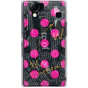 102SH-YCM2P0032-78 [SoftBank 102SH AQUOS PHONE用 カバー NewspaperDotブラック]