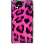 102SH-YCM2P0037-78 [SoftBank 102SH AQUOS PHONE用 カバー ヒョウ柄リッチピンク]