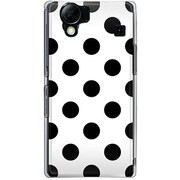 102SH-YCM2P0041-78 [SoftBank 102SH AQUOS PHONE用 カバー DotPatternクラシックホワイト]
