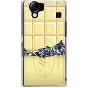 102SH-YCM2P0067-78 [SoftBank 102SH AQUOS PHONE用 カバー 板チョココレクションホワイト]