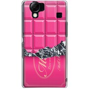 102SH-YCM2P0069-78 [SoftBank 102SH AQUOS PHONE用 カバー 板チョココレクションストロベリー]