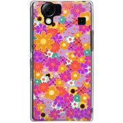 102SH-YCM2P0077-78 [SoftBank 102SH AQUOS PHONE用 カバー ブリリアントフラワー]