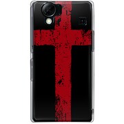 102SH-YCM2P0079-78 [SoftBank 102SH AQUOS PHONE用 カバー イングランドブラック]