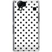 102SH-YCM2P0099-78 [SoftBank 102SH AQUOS PHONE用 カバー DotPatternキュートホワイト]