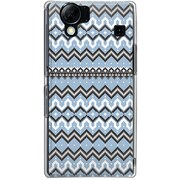 102SH-YCM2P0102-78 [SoftBank 102SH AQUOS PHONE用 カバー 北欧柄ウィンターブルー]