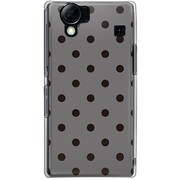 102SH-YCM2P0104-78 [SoftBank 102SH AQUOS PHONE用 カバー DotPatternグレー＆ブラック]