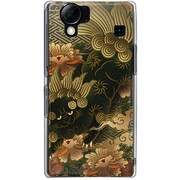 102SH-YCM2P0108-78 [SoftBank 102SH AQUOS PHONE用 カバー 獅子牡丹]