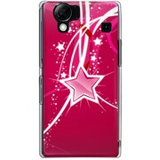 102SH-YCM2P0125-78 [SoftBank 102SH AQUOS PHONE用 カバー ワインレッドスター]