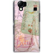 102SH-YCM2P0142-78 [SoftBank 102SH AQUOS PHONE用 カバー パリストラベラー]