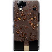 102SH-YCM2P0153-78 [SoftBank 102SH AQUOS PHONE用 カバー チョコアイス]