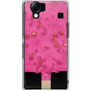 102SH-YCM2P0154-78 [SoftBank 102SH AQUOS PHONE用 カバー ストロベリーアイス]