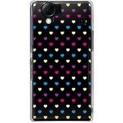 102SH-YCM2P0157-78 [SoftBank 102SH AQUOS PHONE用 カバー レインボーハート50S]
