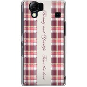 102SH-YCM2P0159-78 [SoftBank 102SH AQUOS PHONE用 カバー チェック柄コレクションbeauty]
