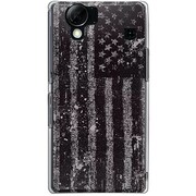 102SH-YCM2P0200-78 [SoftBank 102SH AQUOS PHONE用 カバー アメリカンフラッグブラック]