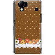 102SH-YCM2P0222-78 [SoftBank 102SH AQUOS PHONE用 カバー フラワードット]