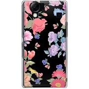 102SH-YCM2P0245-78 [SoftBank 102SH AQUOS PHONE用 カバー ナイトフローラル]