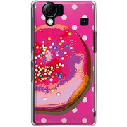 102SH-YCM2P0253-78 [SoftBank 102SH AQUOS PHONE用 カバー ミラクル☆ドーナツ]