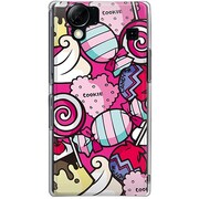 102SH-YCM2P0254-78 [SoftBank 102SH AQUOS PHONE用 カバー スウィーツパーティ]