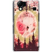 102SH-YCM2P0274-78 [SoftBank 102SH AQUOS PHONE用 カバー 薔薇のお城]