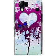 102SH-YCM2P0276-78 [SoftBank 102SH AQUOS PHONE用 カバー ハートペイント]