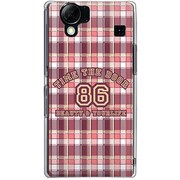 102SH-YCM2P0286-78 [SoftBank 102SH AQUOS PHONE用 カバー チェック柄コレクションNo.86ボーイ]