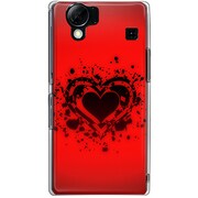 102SH-YCM2P0304-78 [SoftBank 102SH AQUOS PHONE用 カバー ハートアタック]