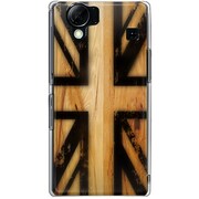 102SH-YCM2P0307-78 [SoftBank 102SH AQUOS PHONE用 カバー UnionJackWoodBurn]