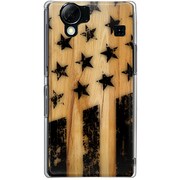 102SH-YCM2P0310-78 [SoftBank 102SH AQUOS PHONE用 カバー AmericanFlagWoodBurn]