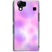 102SH-YCM2P0349-78 [SoftBank 102SH AQUOS PHONE用 カバー タイダイスイートピンク]