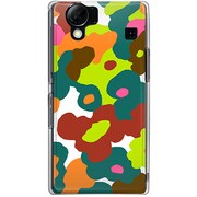 102SH-YCM2P0355-78 [SoftBank 102SH AQUOS PHONE用 カバー ルーズフラワーコレクションアーミー]