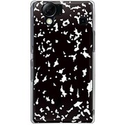 102SH-YCM2P0365-78 [SoftBank 102SH AQUOS PHONE用 カバー ブラックエンボス]