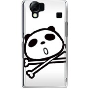 102SH-YCM2P0382-78 [SoftBank 102SH AQUOS PHONE用 カバー パンダスカルA]