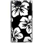 102SH-YCM2P0389-78 [SoftBank 102SH AQUOS PHONE用 カバー ビッグハイビスカス]