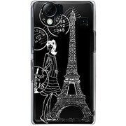 102SH-YCM2P0393-78 [SoftBank 102SH AQUOS PHONE用 カバー エッフェル塔コレクションショッピング]