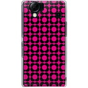 102SH-YCM2P0415-78 [SoftBank 102SH AQUOS PHONE用 カバー ブラックローズゴシックパターン]