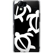 102SH-YCM2P0420-78 [SoftBank 102SH AQUOS PHONE用 カバー モダンホヌモノクロデザイン]
