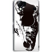 102SH-YCM2P0439-78 [SoftBank 102SH AQUOS PHONE用 カバー デザートフーセルモノクロ]