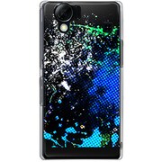 102SH-YCM2P0445-78 [SoftBank 102SH AQUOS PHONE用 カバー SmashPaintGraphics-CoolBlue]