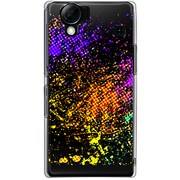102SH-YCM2P0446-78 [SoftBank 102SH AQUOS PHONE用 カバー SmashPaintGraphics-SmashPurple]