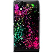 102SH-YCM2P0447-78 [SoftBank 102SH AQUOS PHONE用 カバー SmashPaintGraphics-HotPink]