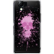 102SH-YCM2P0453-78 [SoftBank 102SH AQUOS PHONE用 カバー ペイントスカルグラフィックス]