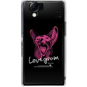102SH-YCM2P0455-78 [SoftBank 102SH AQUOS PHONE用 カバー NineLivesLovegram]