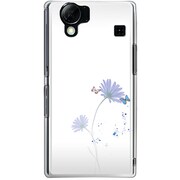 102SH-YCM2P0461-78 [SoftBank 102SH AQUOS PHONE用 カバー フラワー＆バタフライ]