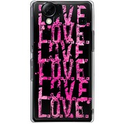 102SH-YCM2P0469-78 [SoftBank 102SH AQUOS PHONE用 カバー LOVE.LOVE.LOVE.ThePink]