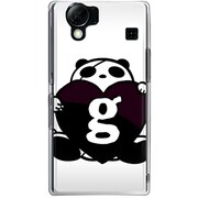 102SH-YCM2P0474-78 [SoftBank 102SH AQUOS PHONE用 カバー Lovegram＆PandaLoveLarge]