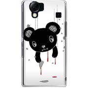 102SH-YCM2P0475-78 [SoftBank 102SH AQUOS PHONE用 カバー メロイックベアサイコパス-A]